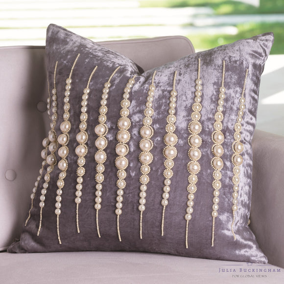 Strands Of Pearl Custom Pillow